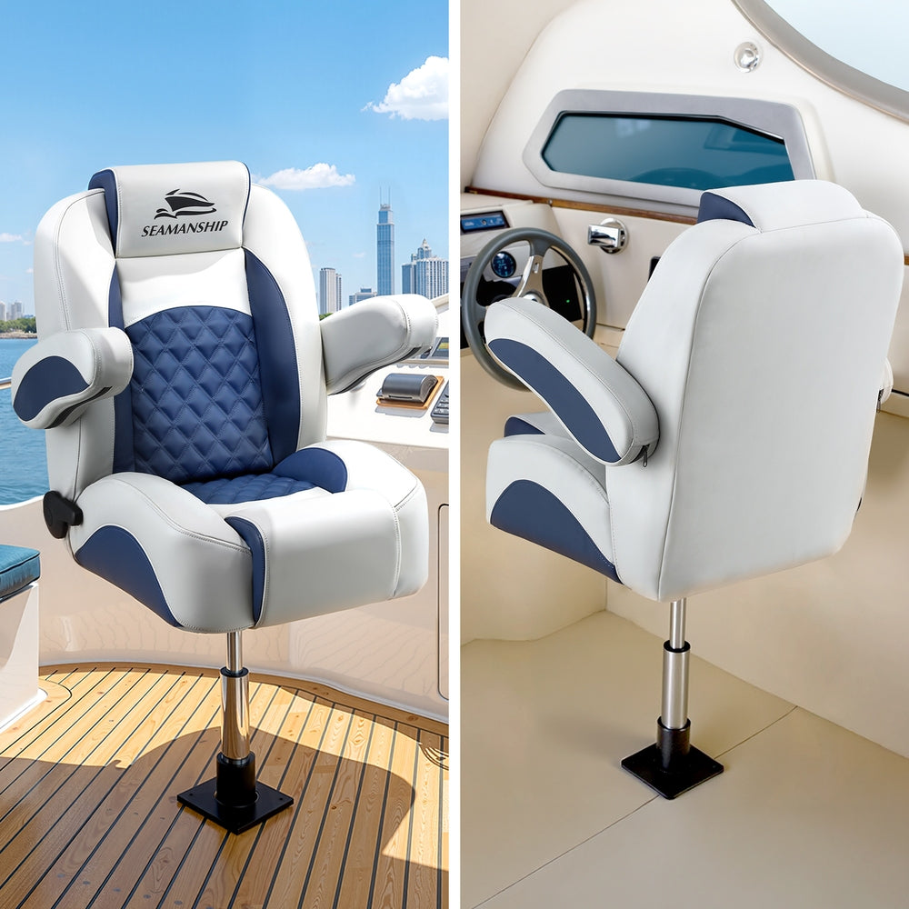 Seamanship Adjustable Boat Seat Pedestal 34-46cm Gas Lift