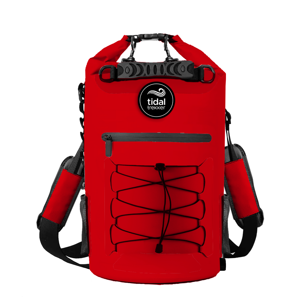Tidal Trekker 15L Cooler Bag – Deep Red