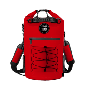 Tidal Trekker 15L Cooler Bag – Deep Red