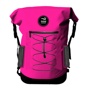Tidal Trekker 25L Cooler Backpack – Hot Pink front