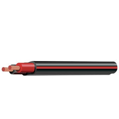 8B&amp;S Twin Core Red &amp; Black with black sheath