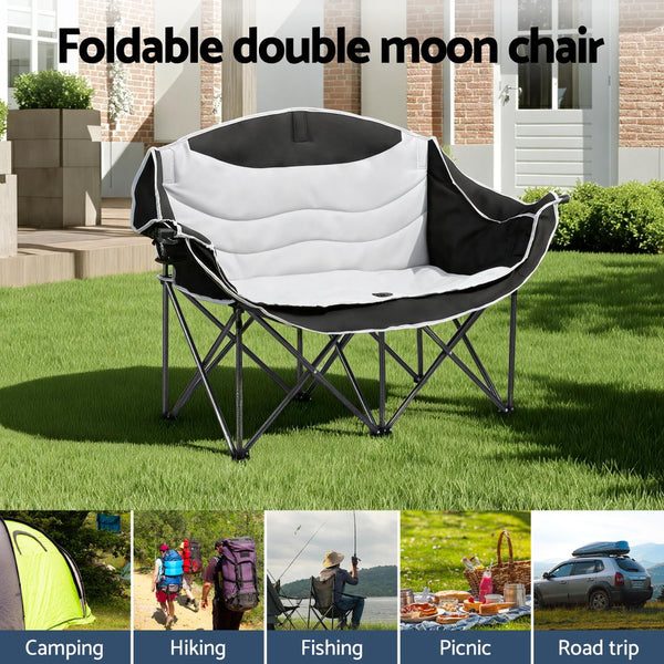 Weisshorn Double Folding Moon Chair 240kg