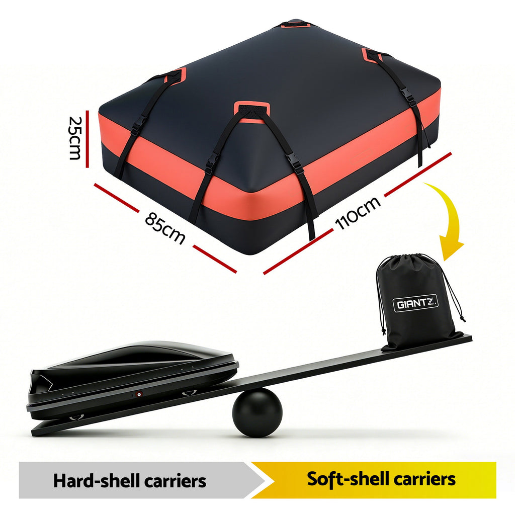 Giantz Rooftop Cargo Bag 15 Cubic Feet