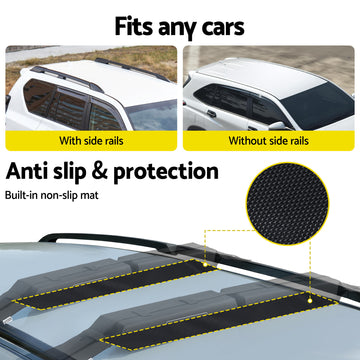 Giantz Soft Roof Rack Pads for Kayak, SUP and Surfboard