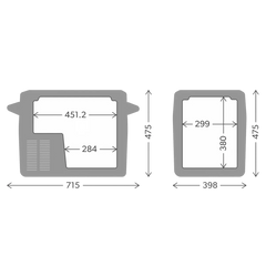 Dometic CFF 45 Pack Portable Fridge/Freezer - 44L