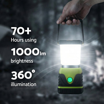 Weisshorn 1000LM LED Camping Lantern (2 Pack)