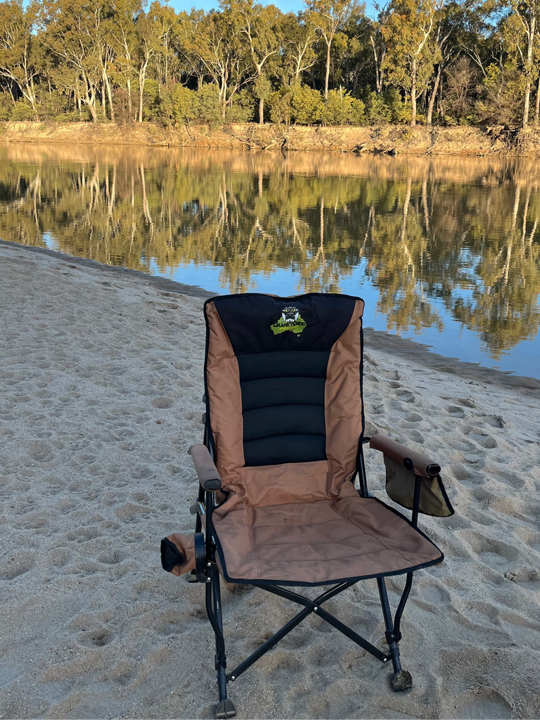 Bloody Comfy Camp Chair - semi recliner by Cranky Croc
