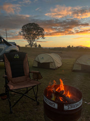 Bloody Comfy Camp Chair - semi recliner by Cranky Croc