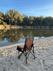 Bloody Comfy Camp Chair - semi recliner by Cranky Croc