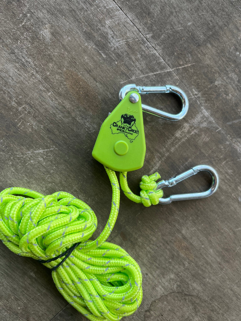 Tent Rope Ratchet Strap (small) by Cranky Croc