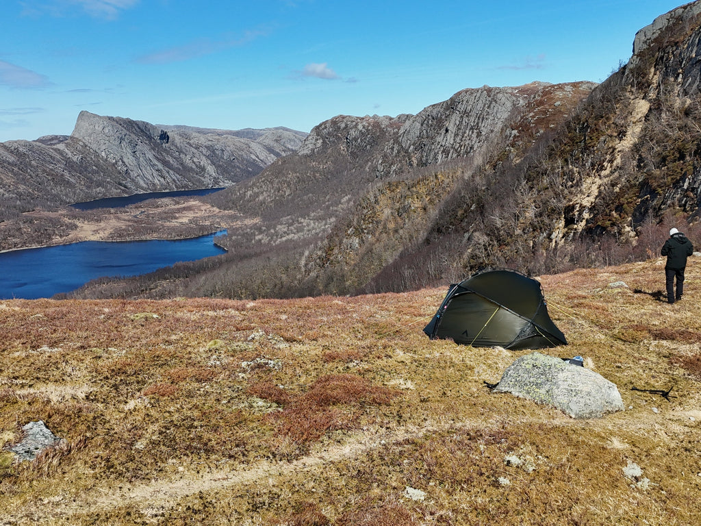 2 Person 3-Season Hiking Tent - Vern 2 3S - 2.5kg by Nortent