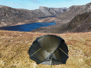 2 Person 3-Season Hiking Tent - Vern 2 3S - 2.5kg by Nortent