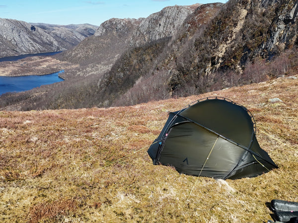 2 Person 3-Season Hiking Tent - Vern 2 3S - 2.5kg by Nortent
