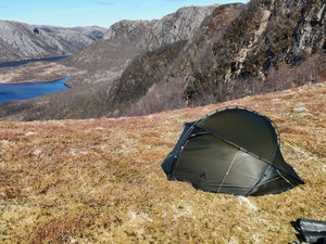 2 Person 3-Season Hiking Tent - Vern 2 3S - 2.5kg by Nortent