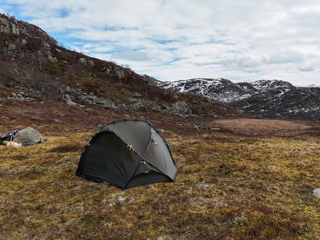 1 Person 3-Season Hiking Tent - Vern 1 3S - 1.67kg by Nortent