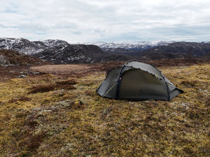 1 Person 3-Season Hiking Tent - Vern 1 3S - 1.67kg by Nortent