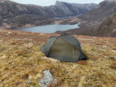 1 Person 3-Season Hiking Tent - Vern 1 3S - 1.67kg by Nortent