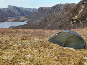 1 Person 3-Season Hiking Tent - Vern 1 3S - 1.67kg by Nortent