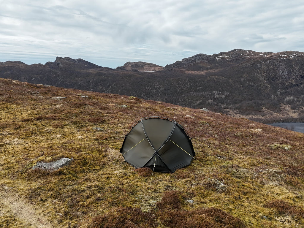 1 Person 3-Season Hiking Tent - Vern 1 3S - 1.67kg by Nortent