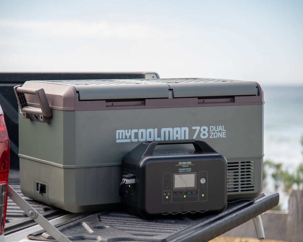 myCOOLMAN Energy Power Station 1008WH (78Ah) & Bonus 100W Solar Blanket