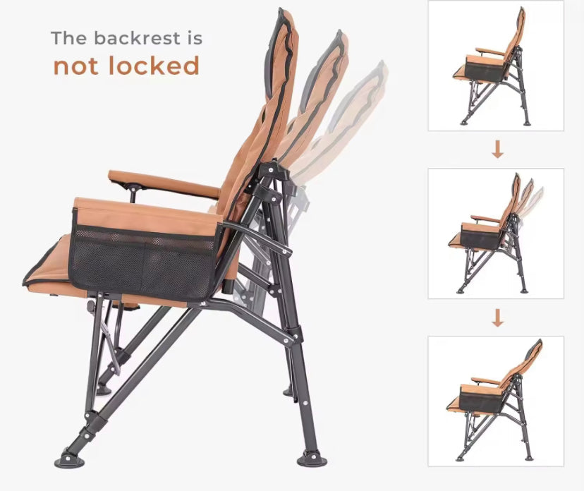 Bloody Comfy Camp Chair - semi recliner by Cranky Croc