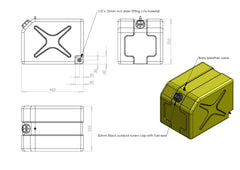 40 Litre Diesel Double Jerry Can