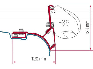 Fiamma F35 Kit VW T5 Multivan Transporter RHD Version (Stock Code: 200-04619, Fiamma Product Code: 98655Z005)