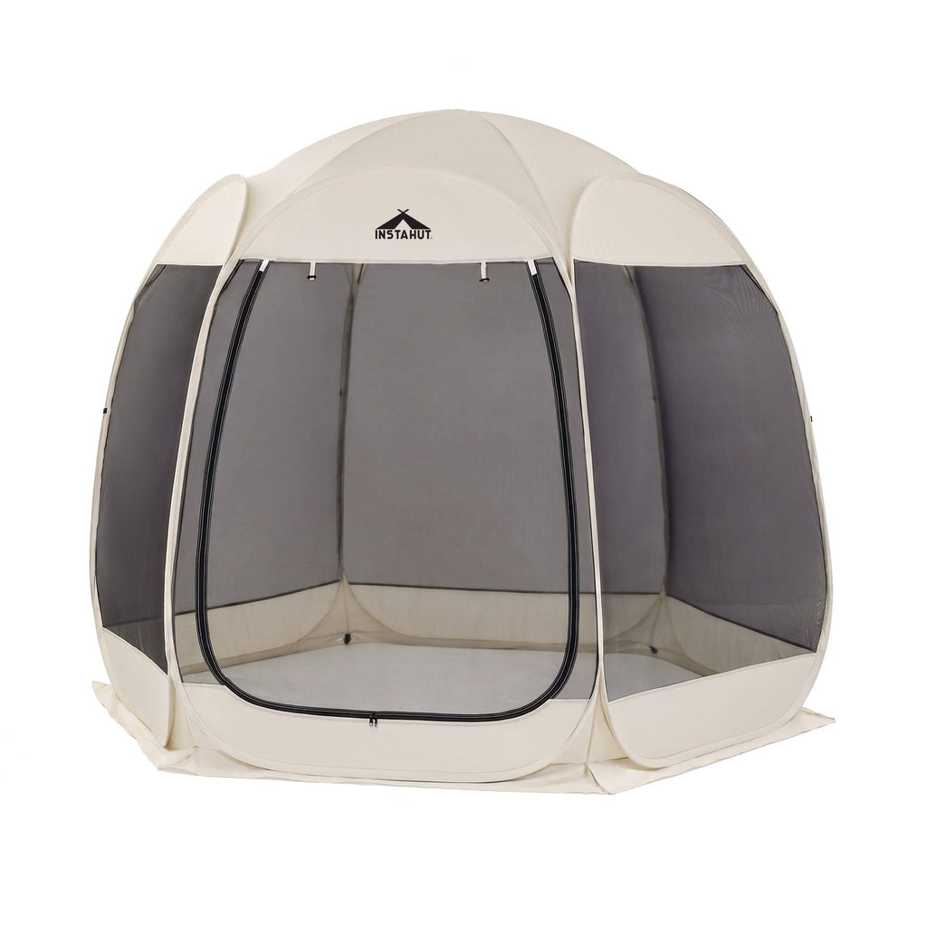 Instahut 6 Sided Pop Up Screen Gazebo 2.7 x 1.35m