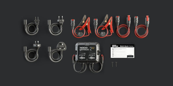 Noco GENIUS2X2 6V/12V 2-Bank 4-Amp Smart Battery Charger