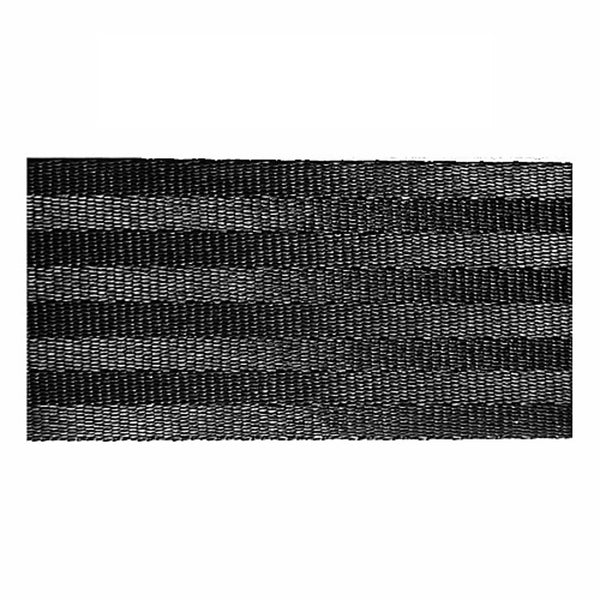 Polyester Webbing Seatbelt Type Black — 1m