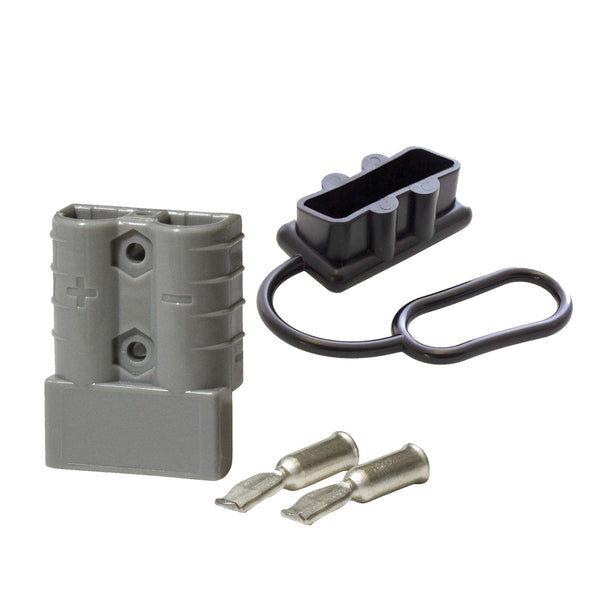 Heavy Duty Connector & Cover, 50Amp
