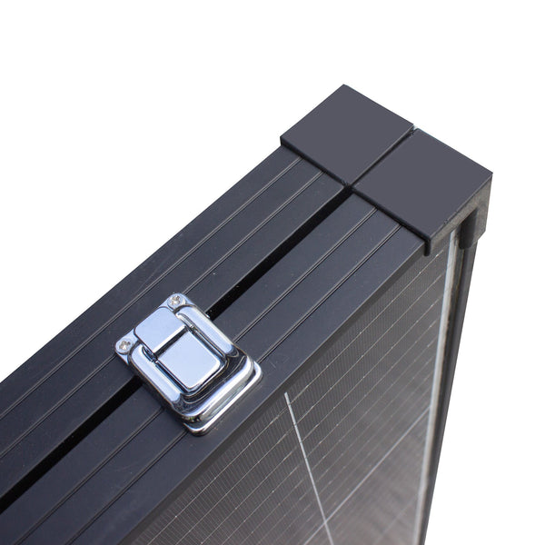 200W, 12V Portable Folding Solar Kit With Dual Charge Feature