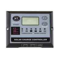 KT Solar 20Amp + 20Amp Dual Battery Charging PWM Solar Controller (Model No. KT70784)