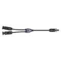 Solar Panel Y-Lead Connector (2 Sockets to 1 Plug)