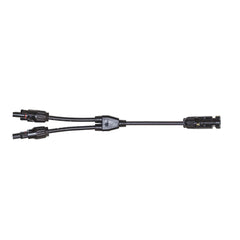 Solar Panel Y-Lead Connector (2 Plugs to 1 Socket)