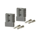 50A, 12V-48V Heavy Duty Connector Grey, Twin Pack