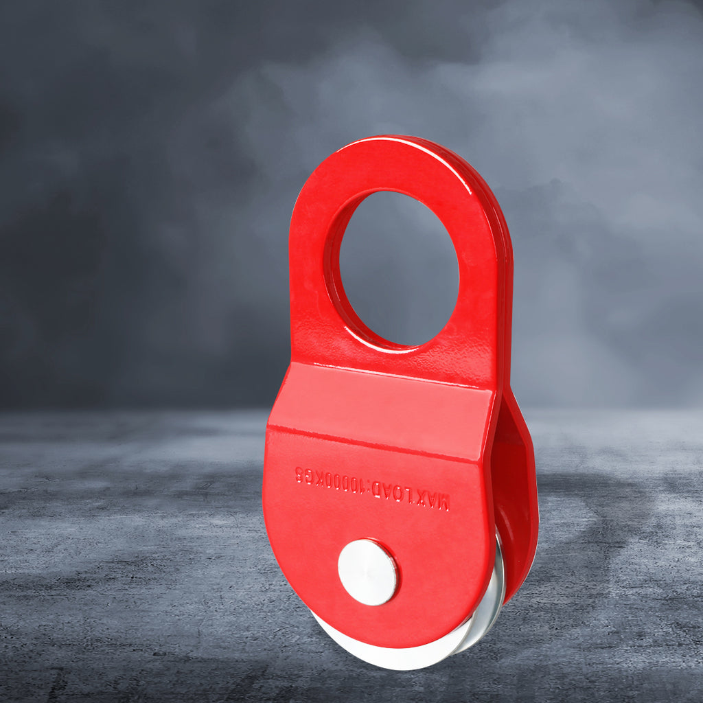 Manan 10 Ton Snatch Block Winch Recovery Red