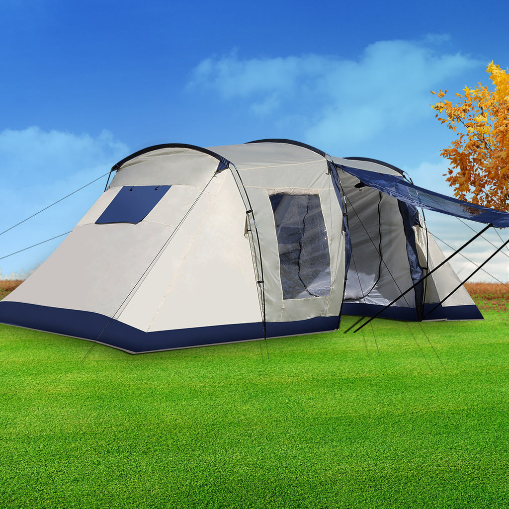 Mountview Large Family Camping Tent Blue