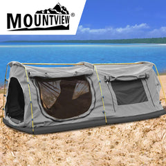 Mountview King Single Swag Camping Swag Grey
