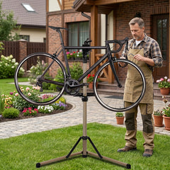 Monvelo Bike Repair Stand Adjustable Foldable Bicycle Maintenance Holder Rack