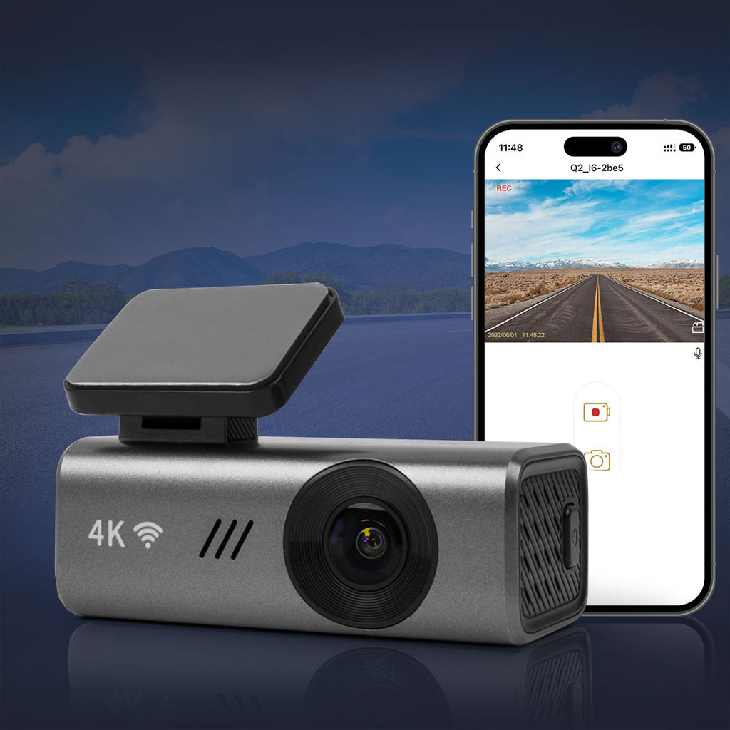 Manan 4K WiFi Dash Camera with Voice Control