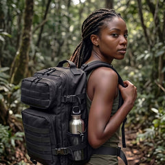 Slimbridge 45L Military Tactical Backpack Rucksack Hiking Travel Bag Black