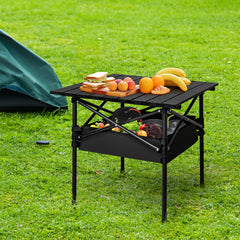 Levede Folding Camping Table Portable Black