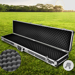 Gun Case Portable Hard Aluminium Double