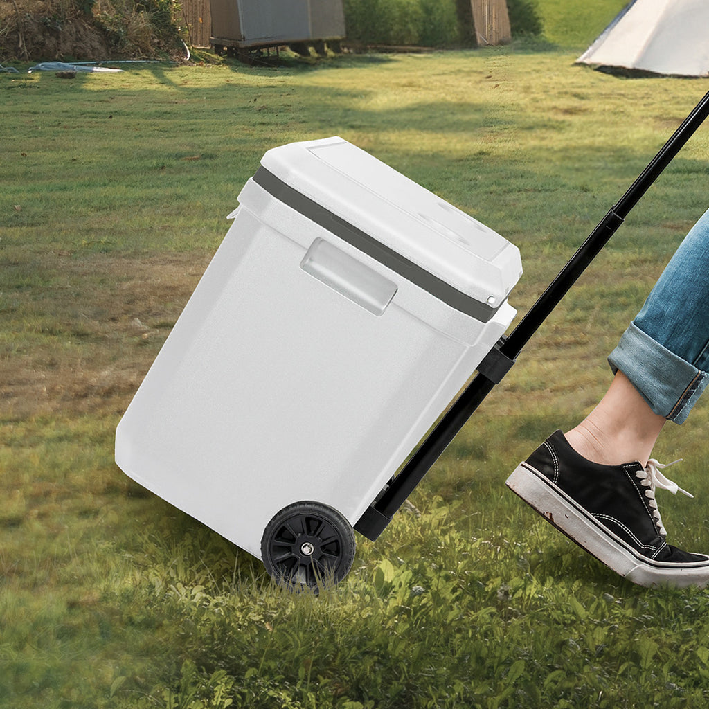 Mountview 27L Portable Cooler Ice Box Chest with Trolley