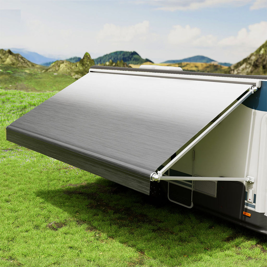 Manan 17FT RV Awning Fabric Replacement 18.05oz Caravan Grey