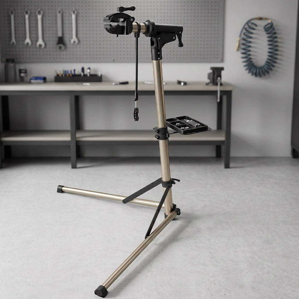 Monvelo Bike Repair Stand Adjustable Foldable Bicycle Maintenance Holder Rack