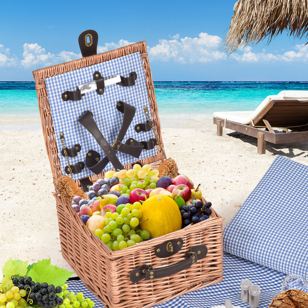 2 Person Picnic Basket Set Outdoor