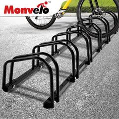 Monvelo 6-Bike Floor Stand Bicycle Storage Rack