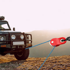 Manan 10 Ton Snatch Block Winch Recovery Red